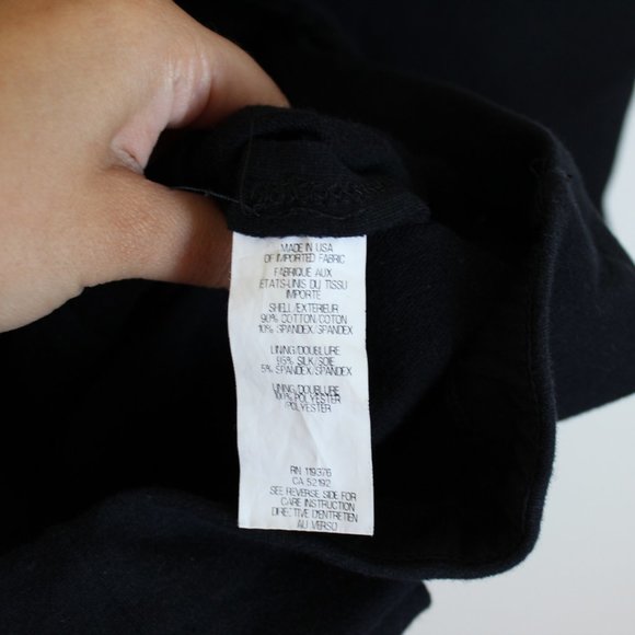 Helmut Lang Black Sheath Asymmetrical Dress - Picture 7 of 8